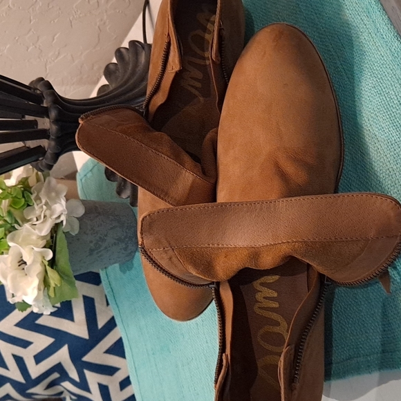 Sam Edelman Leather Ankle Boots - Picture 4 of 16